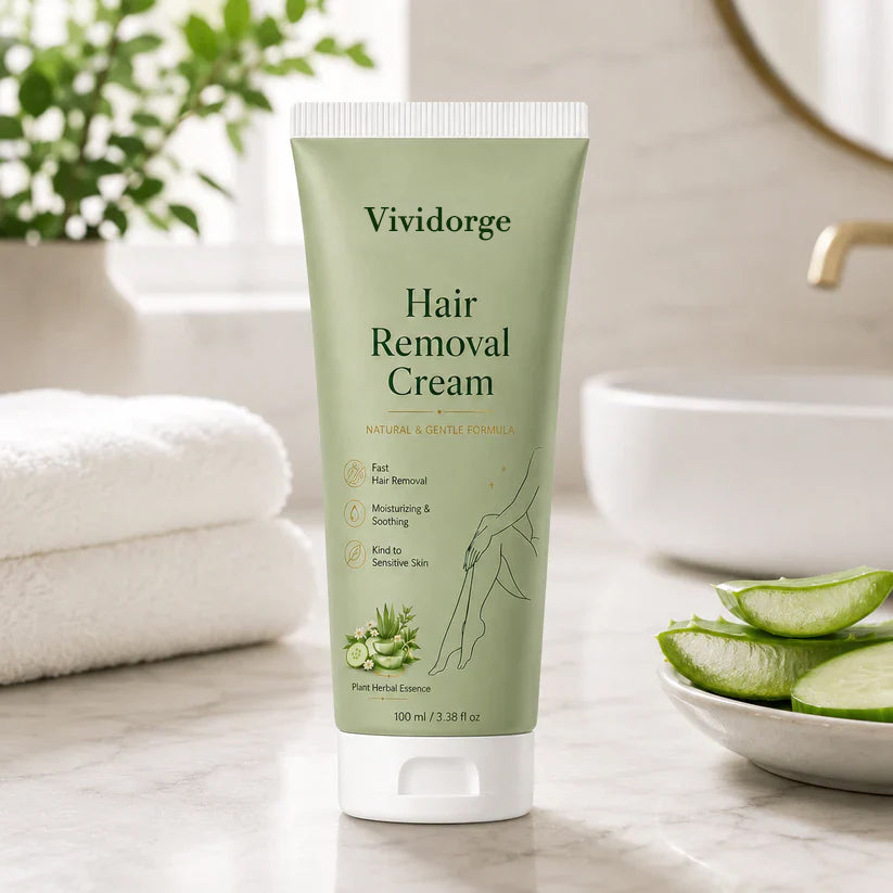 VIVIDORGE™ Natural Gentle Hair Removal Cream | For Women & Men, Sensitive Skin