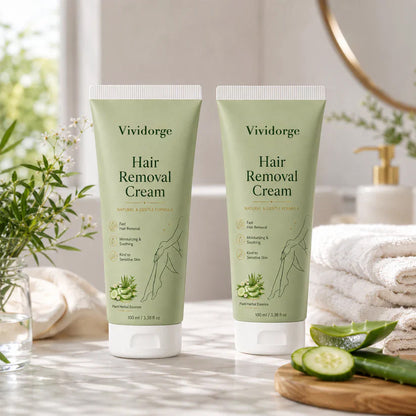 VIVIDORGE™ Natural Gentle Hair Removal Cream | For Women & Men, Sensitive Skin