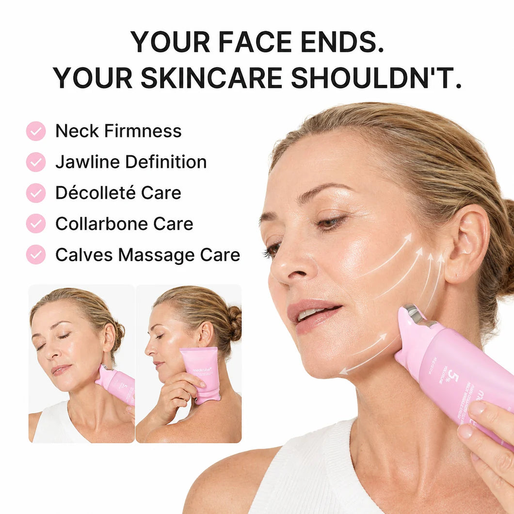 🦢Vividorge Neck Wrinkle Eraser! Built-In Gua Sha Cream w/5% Anemarrhena Root Complex + PDRN Korean Skincare